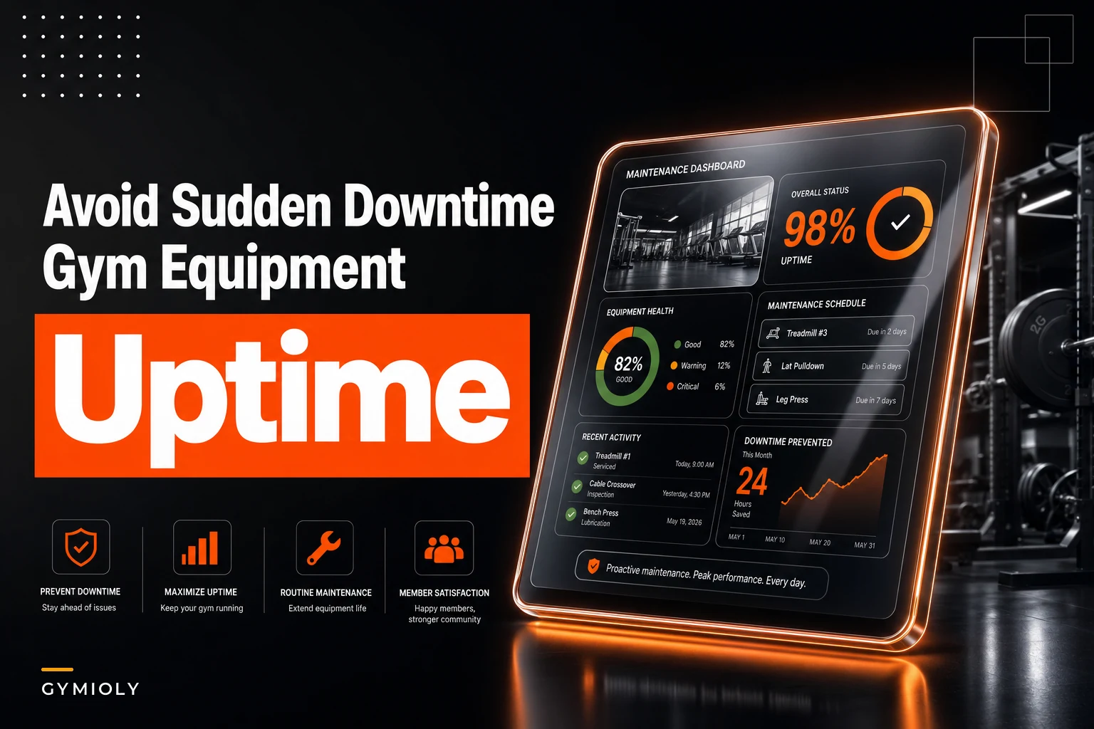 Avoid sudden downtime: utilization‑tied preventive maintenance, CAPEX forecasting and vendor SLA playbooks for gyms