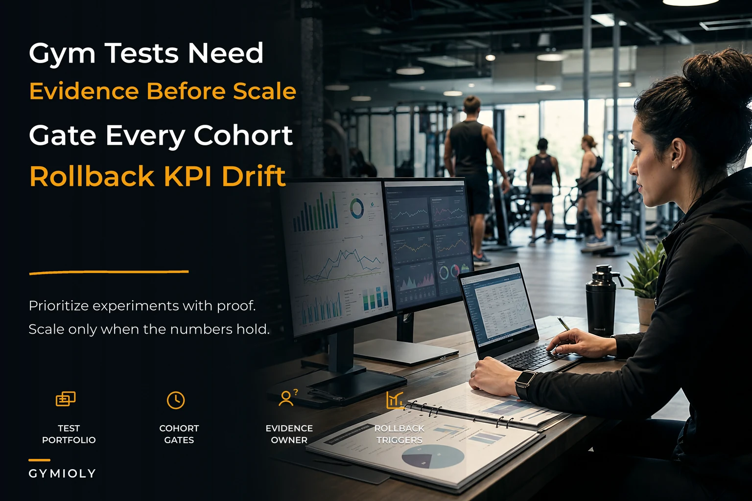 Experimentation governance for gym metrics, tests and rollout controls