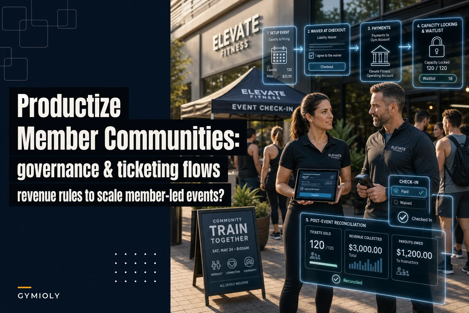 Productize member communities: governance, ticketing flows and revenue rules to scale member‑led events