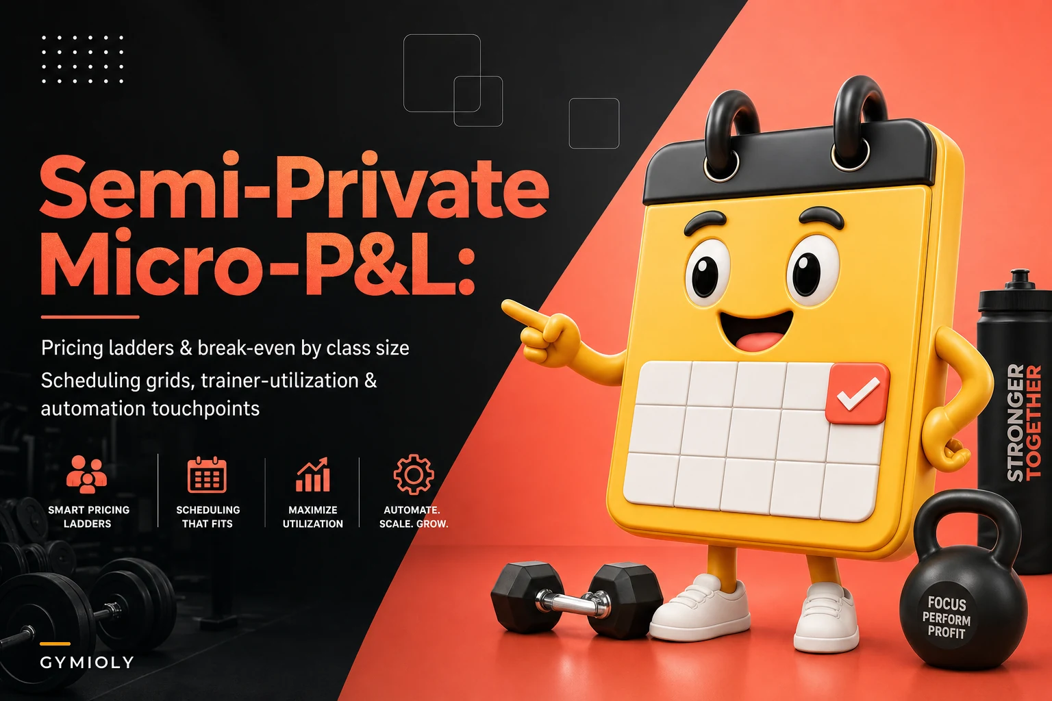 Semi‑private training micro‑P&L: pricing ladders, scheduling grids and trainer‑utilization math