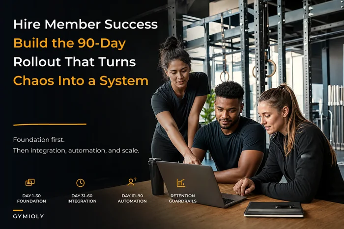 Turn member success into a repeatable function: hiring, a 90‑day rollout, KPIs and automation guardrails for single‑site gyms