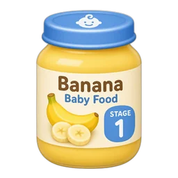 Banana Baby Food, Stage 1