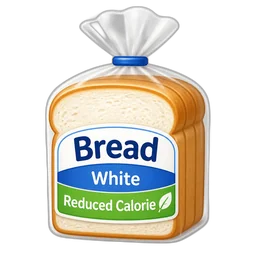 Bread, White, Reduced Calorie