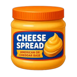 Cheese Spread, American or Cheddar Base