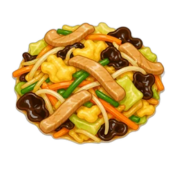 Moo Shu Pork, Without Chinese Pancake