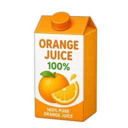 Orange Juice, 100%, Bottled or in a Carton