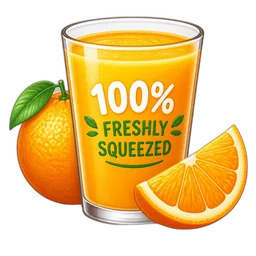 Orange Juice, 100%, Freshly Squeezed