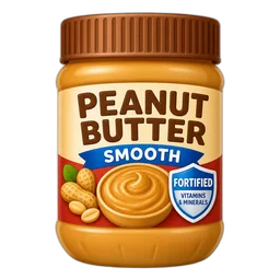 Peanut Butter, Smooth, Fortified