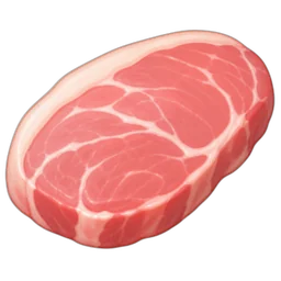 Pork, Leg Cap Steak, Raw