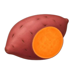 Sweet Potato, Orange Flesh, Raw