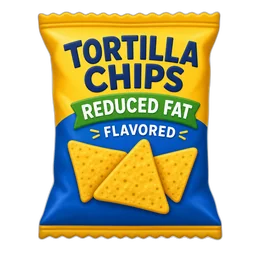 Tortilla Chips, Reduced Fat, Flavored