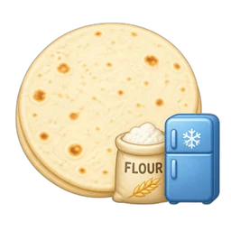 Tortilla, Flour, Refrigerated