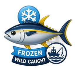 Tuna, Ahi or Yellowfin, Frozen, Wild Caught