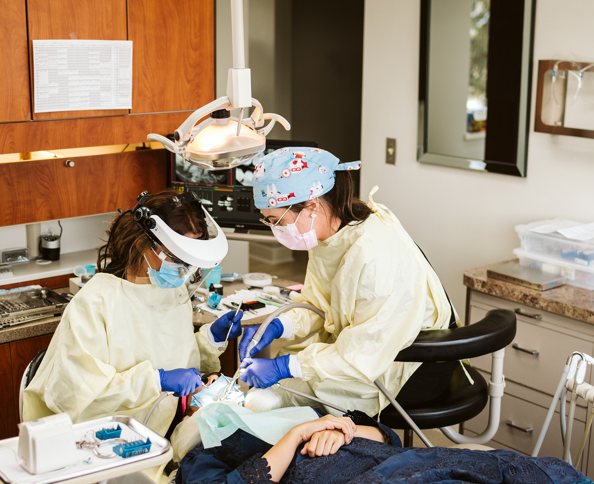 Vita Dental Wellness doing dental work on a patient.