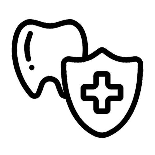 tooth with shield logo