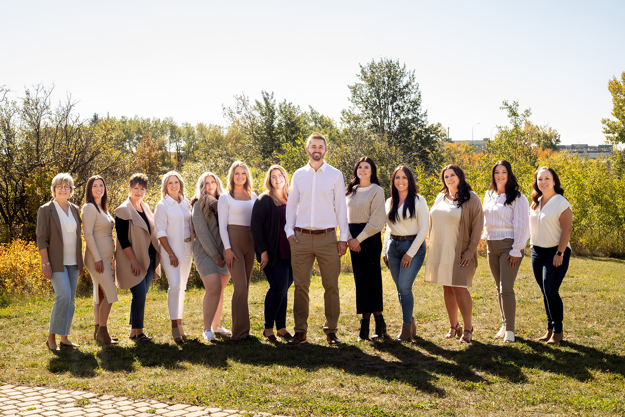 The Generations Dental team standing together outside.