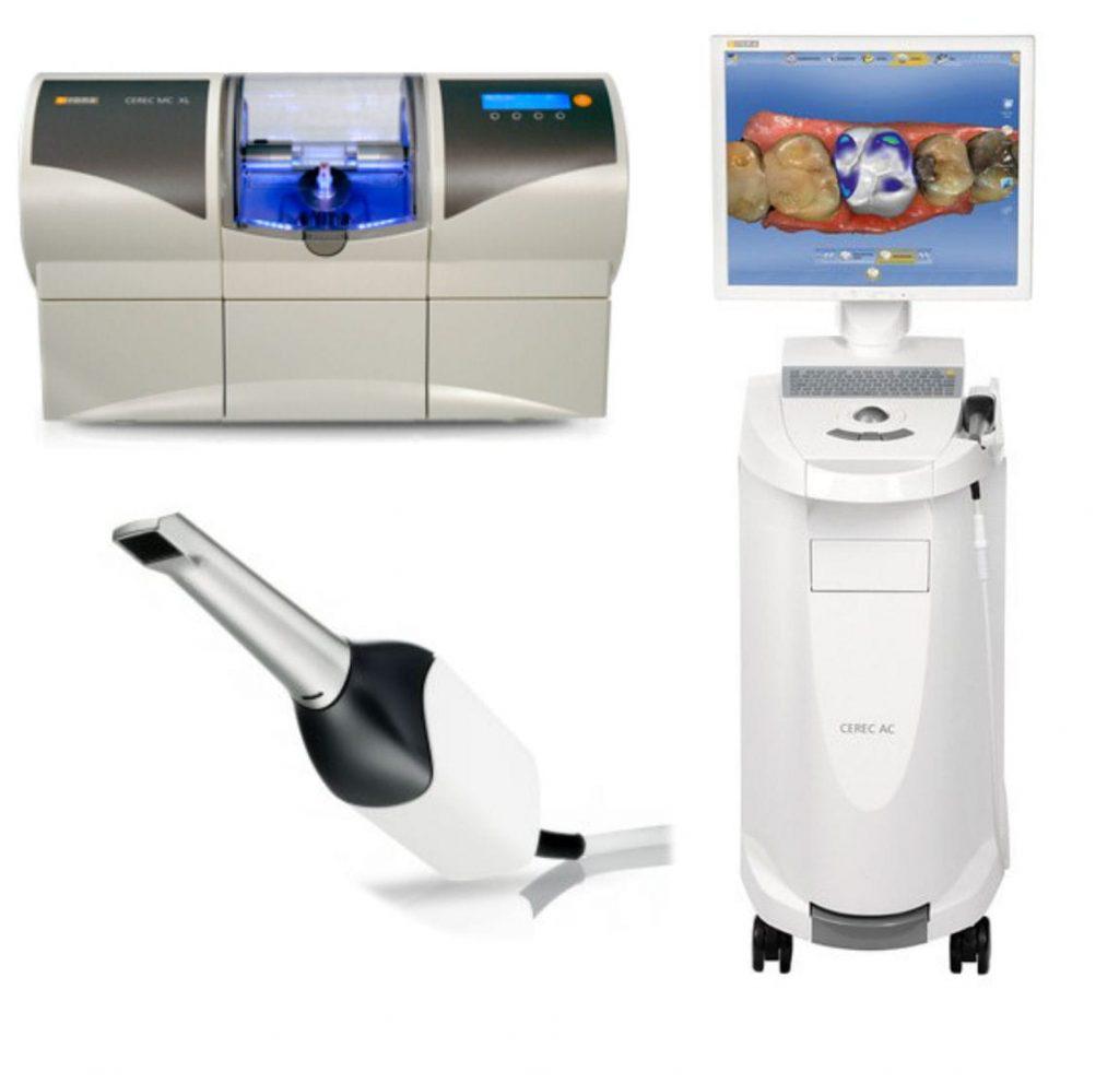 CEREC (Touchless Fabrication) equipment.