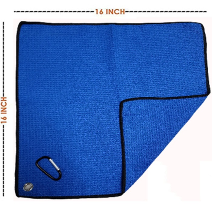 Golf Towel Microfiber for Golf Bag, Gym, Fishing. 16in x 16in Mizuno Logo