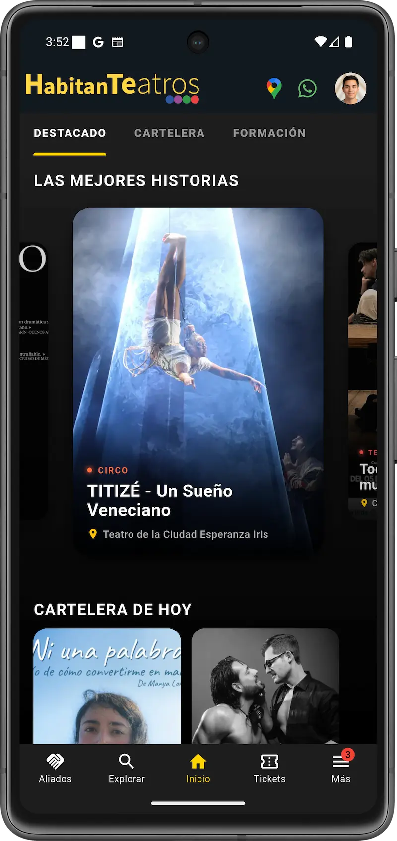 Pantalla Derecha