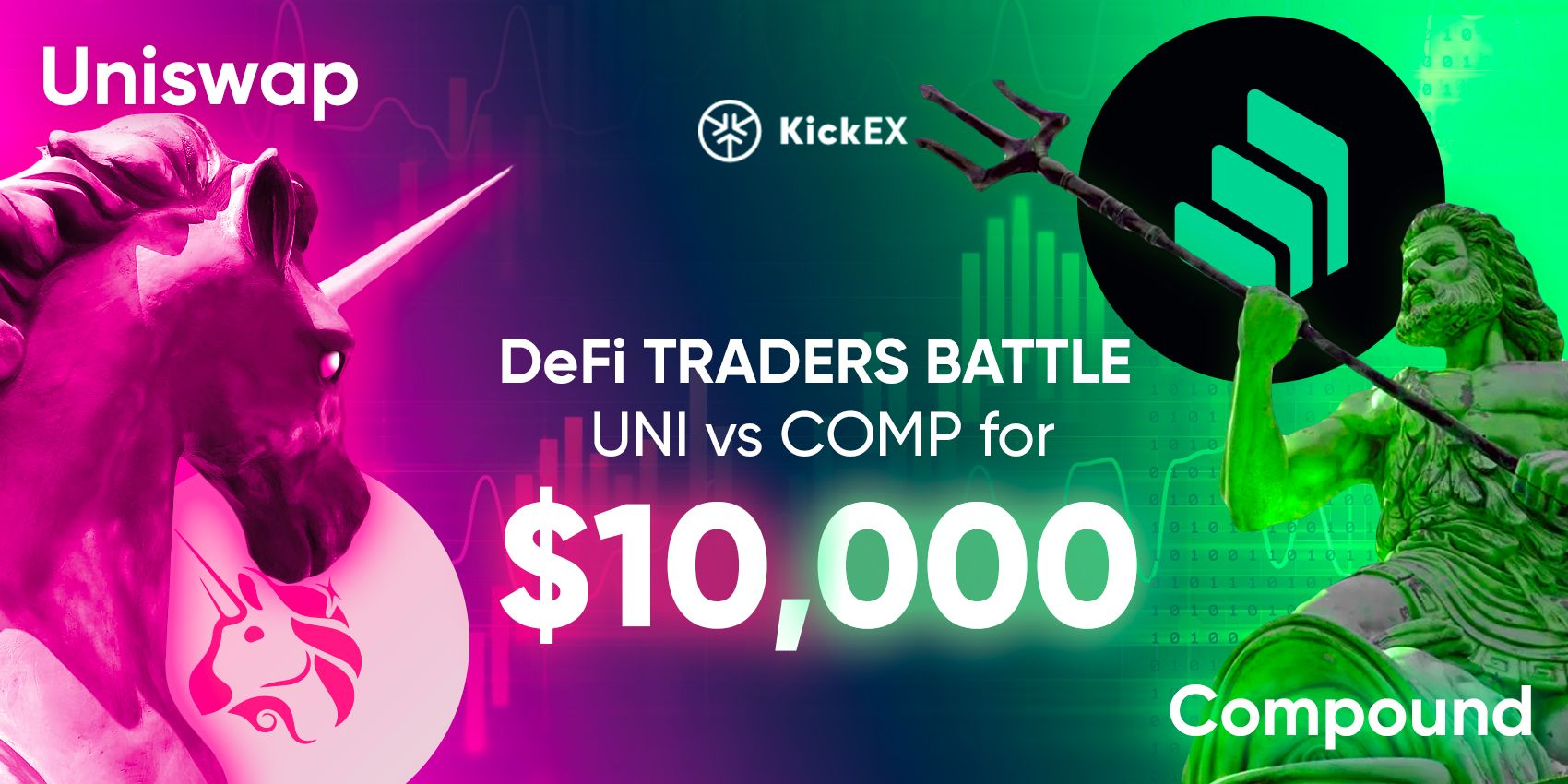 featured image - DeFi Traders Battle for $10,000: UNI vs. COMP