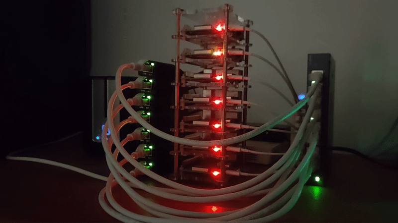 Building 28-Core Raspberry Pi Cluster from Scratch: Release The Kraken