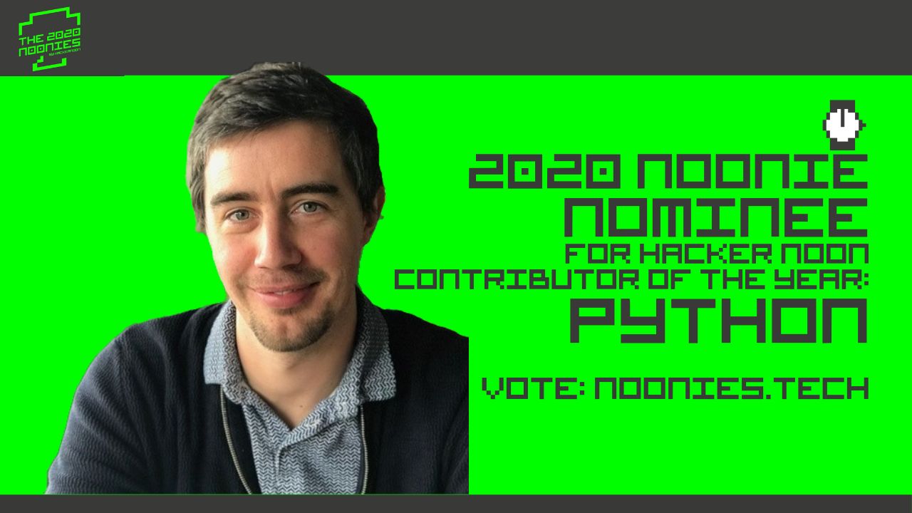 Anthony Shaw, 2020 Noonie Nominee for PYTHON Anthony Shaw, 2020 Noonie Nominee for PYTHON