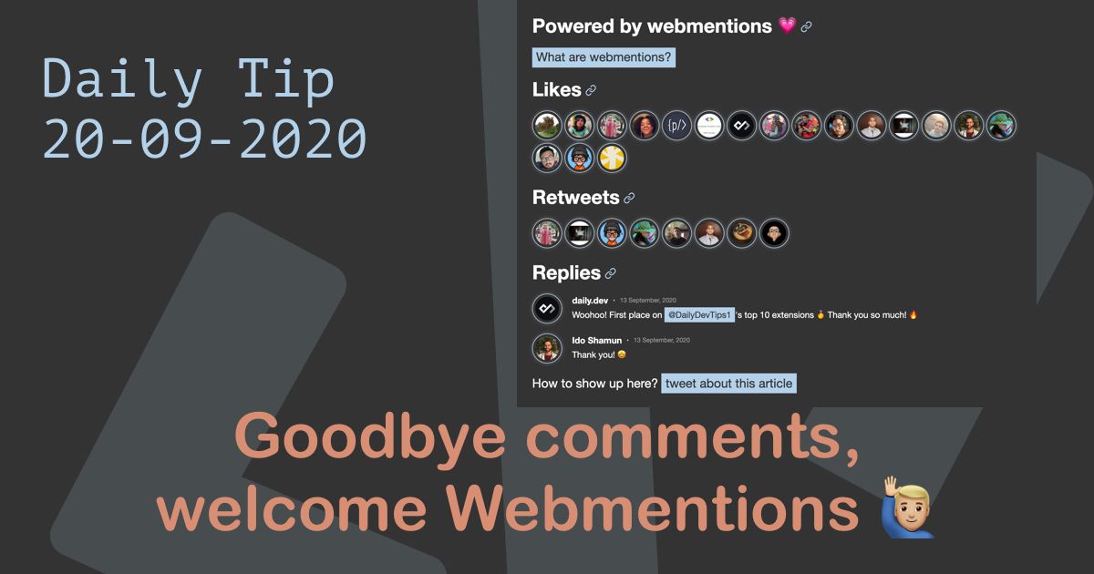 featured image - Webmentions: Why I Made the Switch from Comments