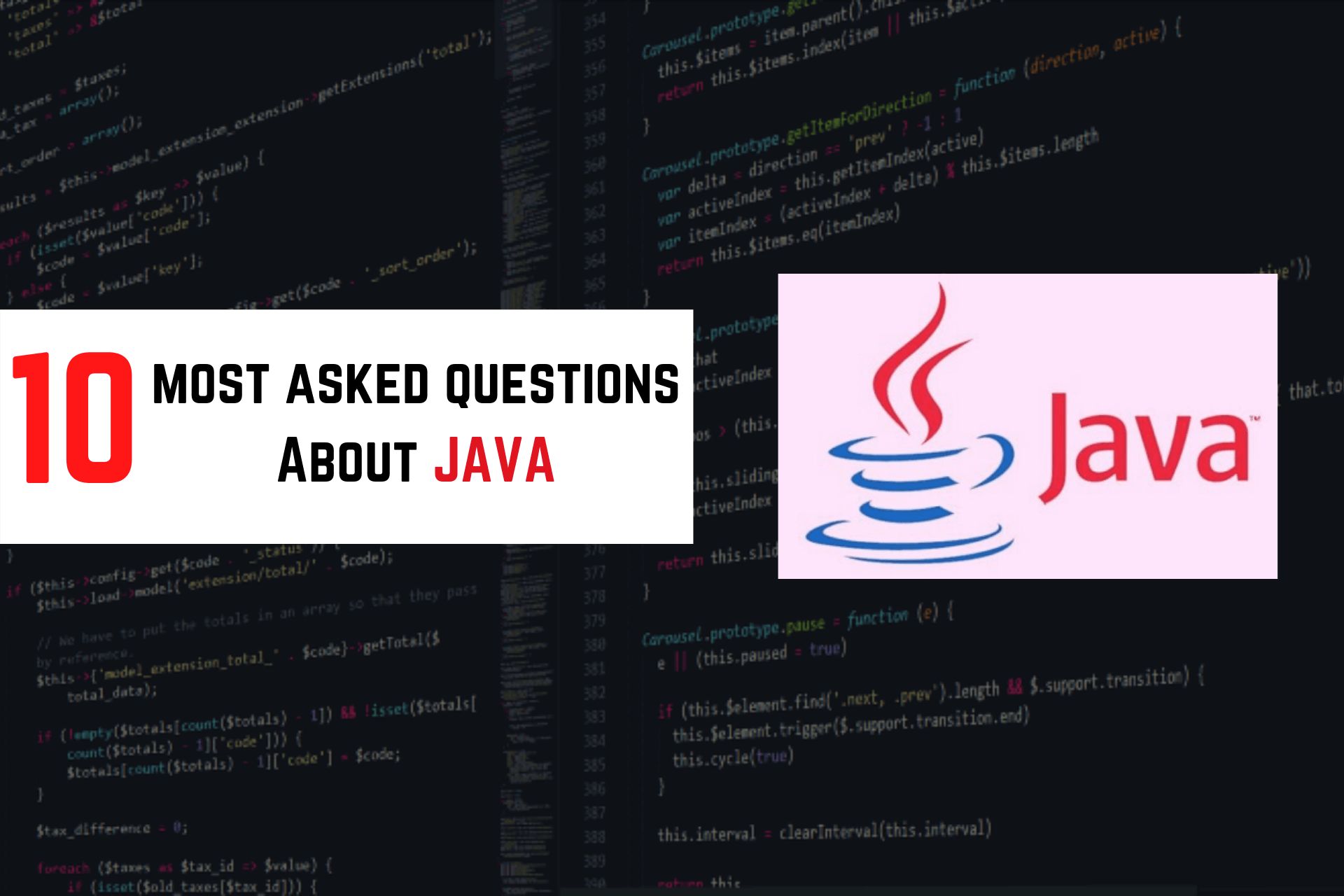 Answering the 10 Most Common Questions About Java