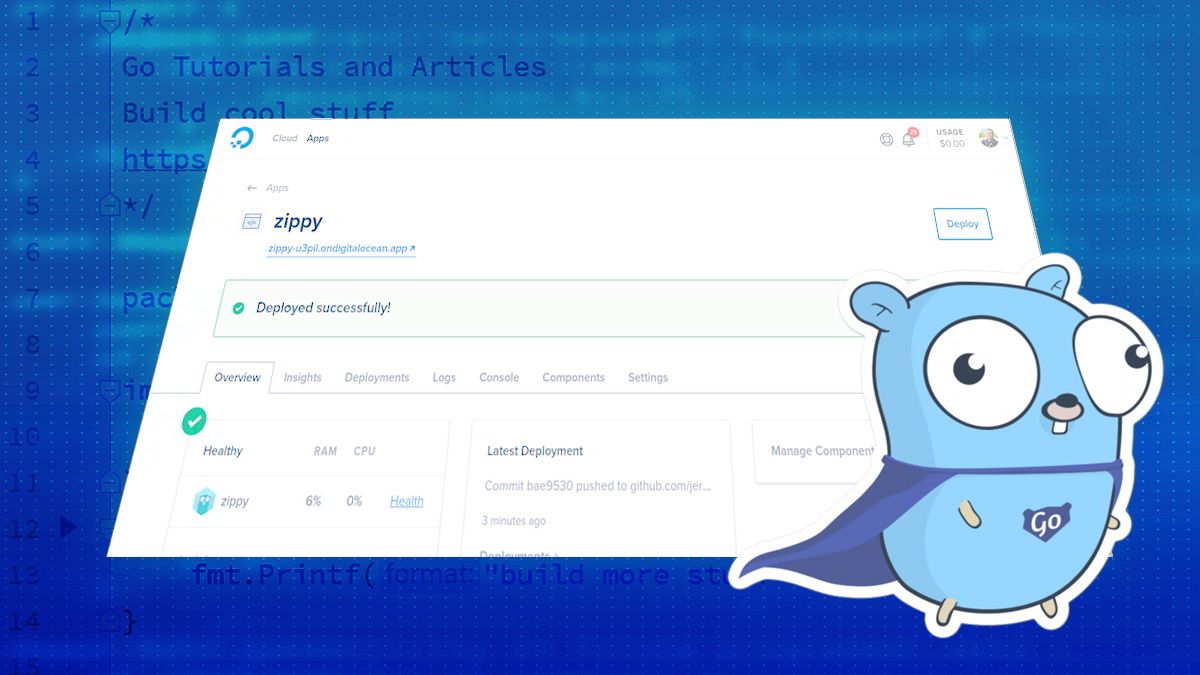 Build a Go Web API with the New Digital Ocean App Platform: A How-To Guide 