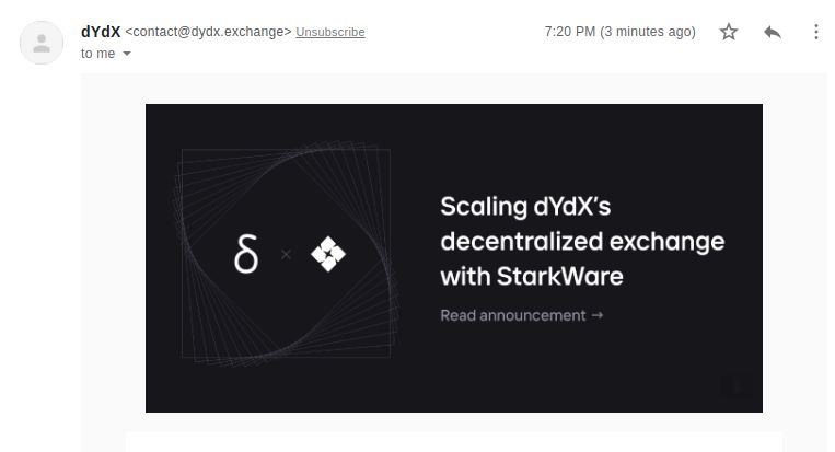 featured image - What dYdX and StarkWare's Partnership Means for DeFi's Perpetuals & Future(s)