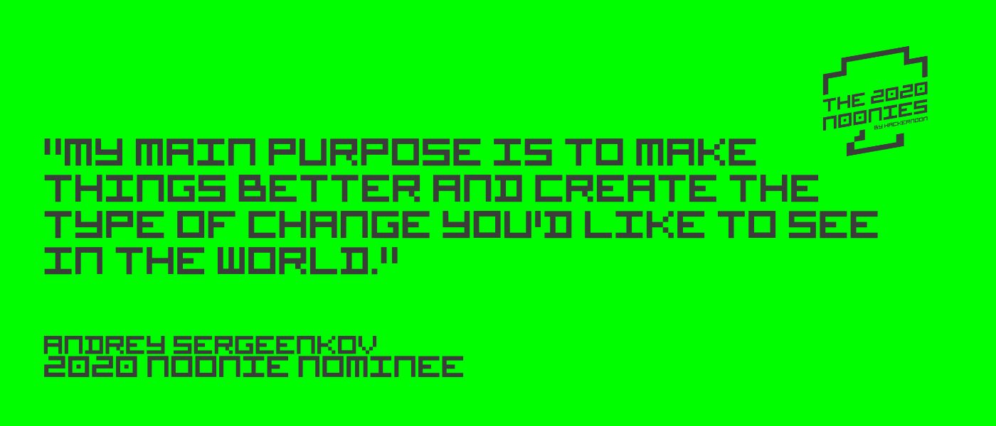 featured image - "Experience Imposes the Strongest Psychological Inertia" - Andrey Sergeenkov, Noonies Nominee