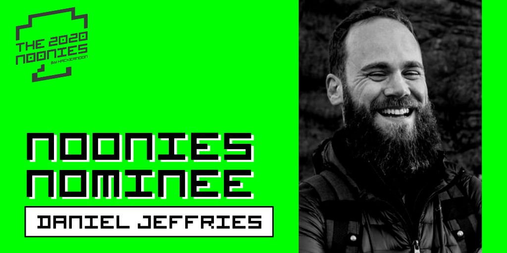 featured image - Daniel Jeffries, author, engineer, futurist, pro blogger and Noonies nominee