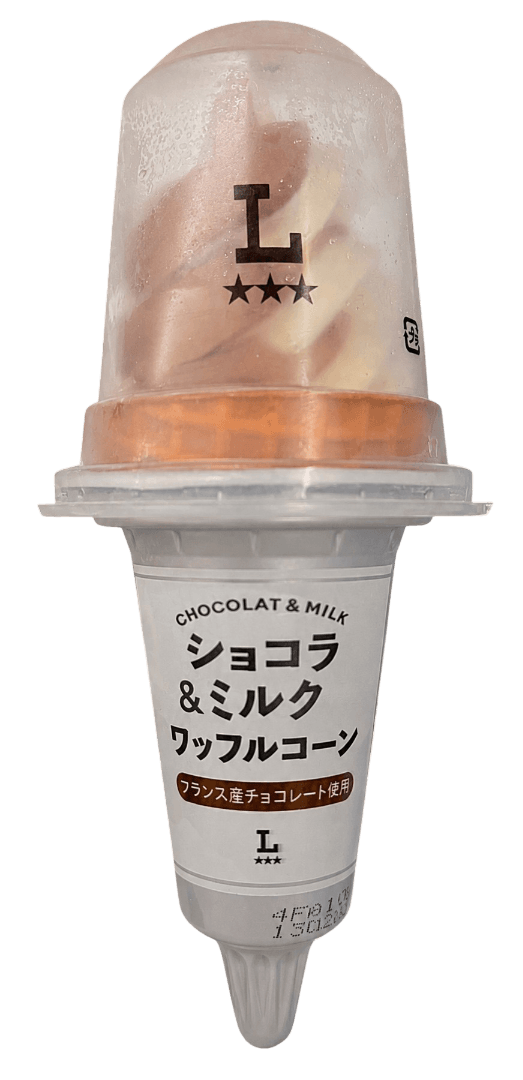 ローソン ショコラ＆ミルク ワッフルコーン