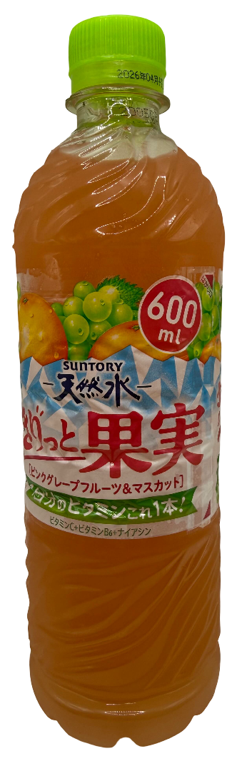 Suntory Tennensui Kiritto Fruit Pink Grapefruit & Muscat