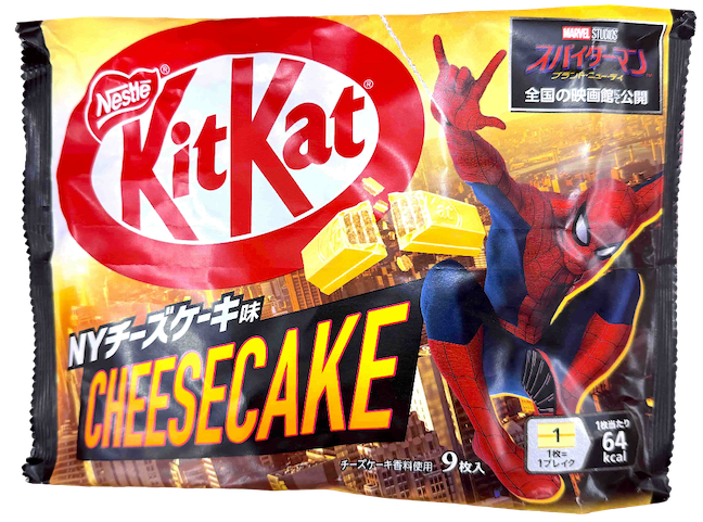 KitKat Spider-Man Cheesecake