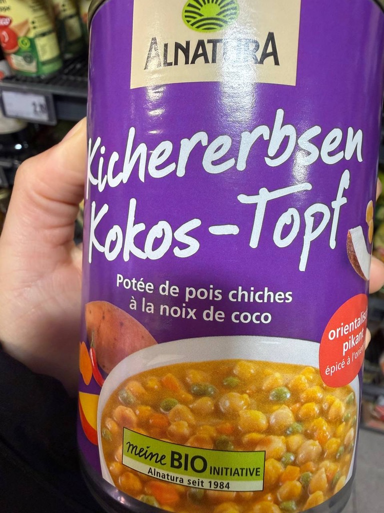 Organic Chickpea Coconut Stew