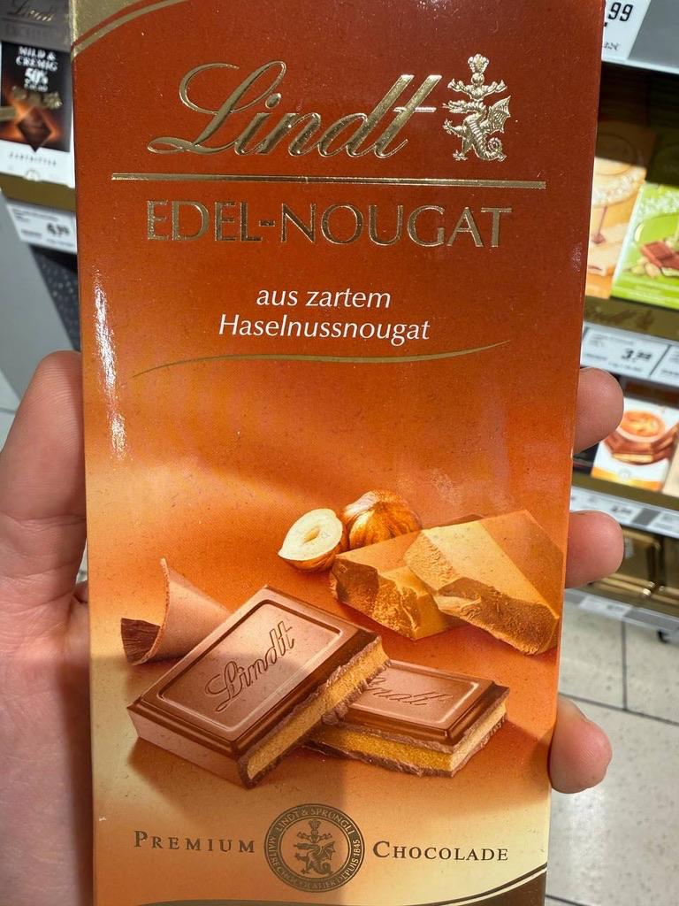 Lindt Edel-Nougat (Hazelnut nougat)