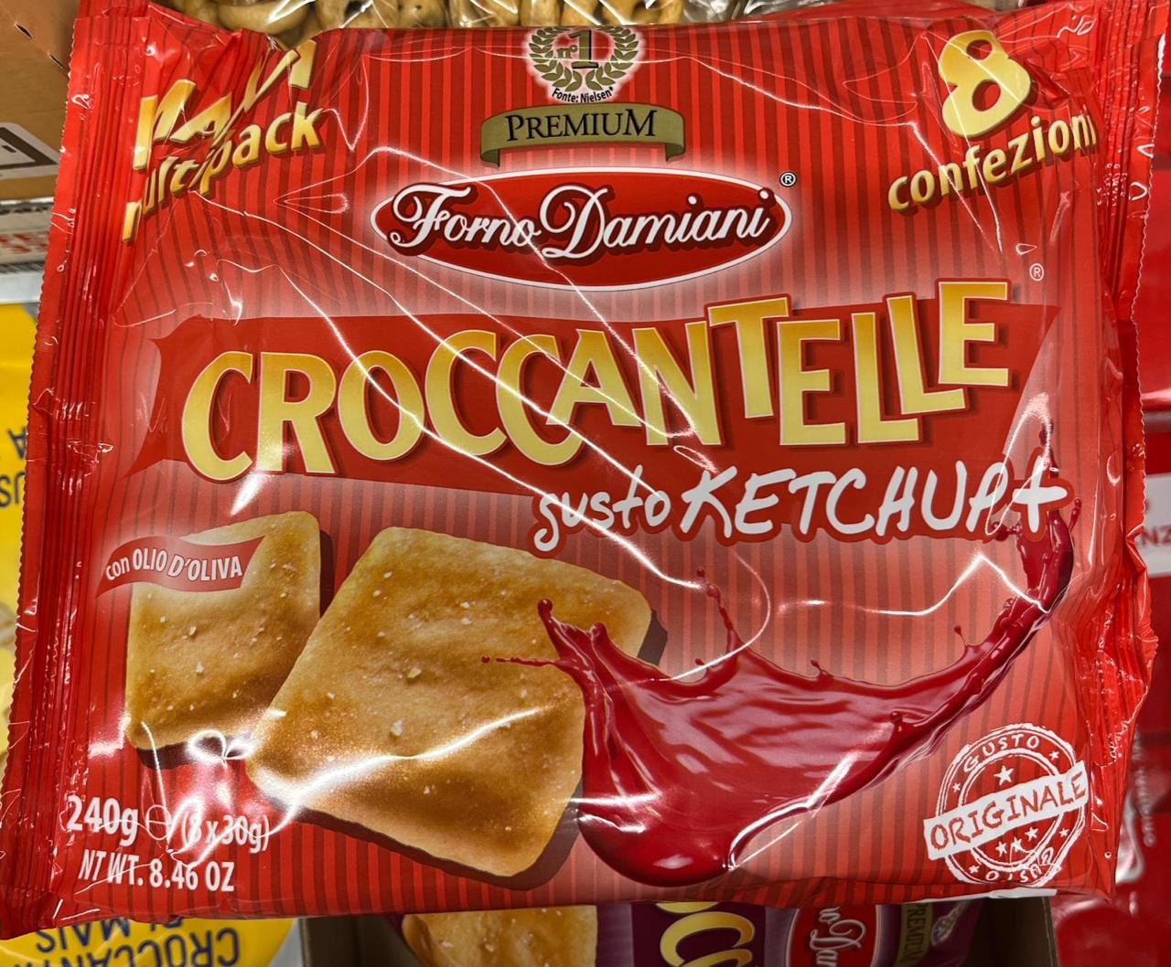 Ketchup Flavored Crunchy Snacks