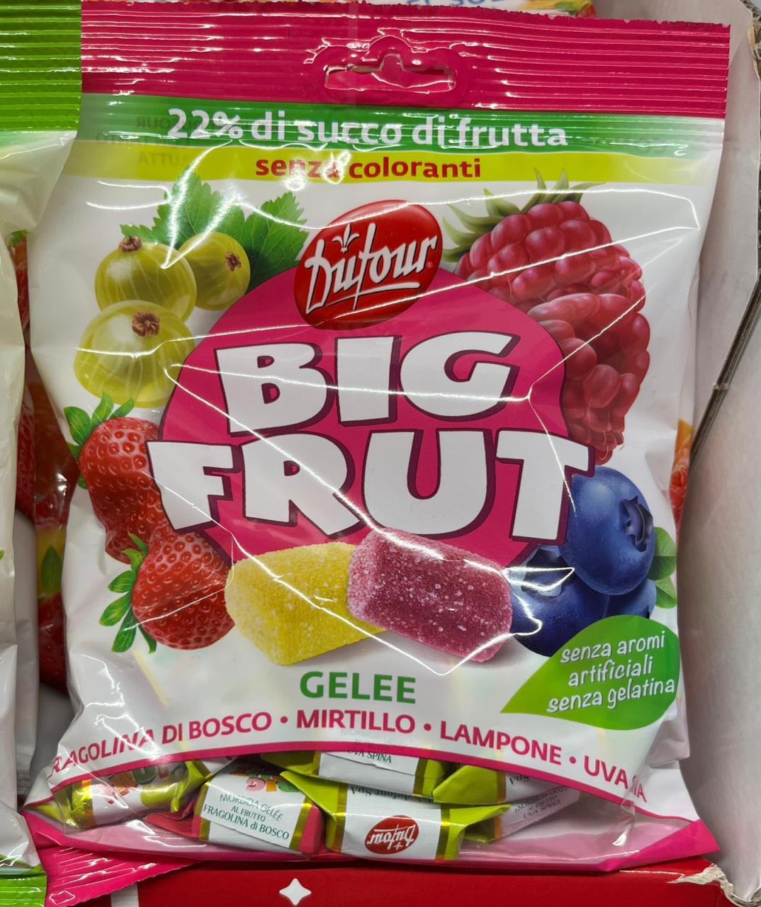 Soft jelly candies with fruit juice