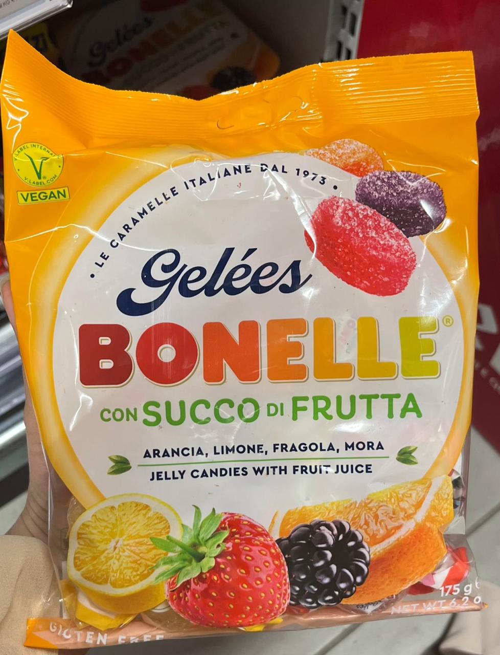 Fruit juice jelly candies