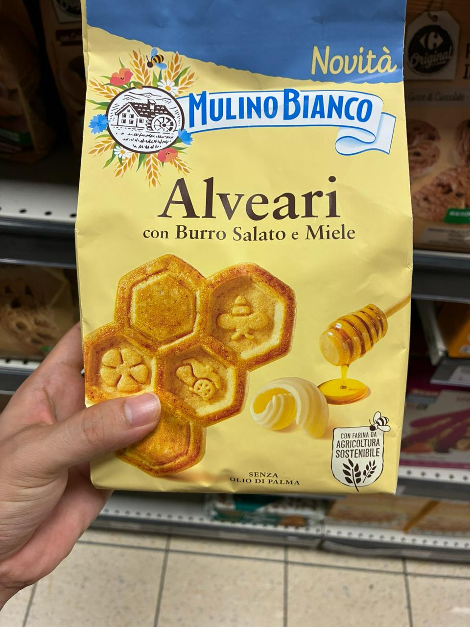 Mulino Bianco Alveari con Burro Salato e Miele