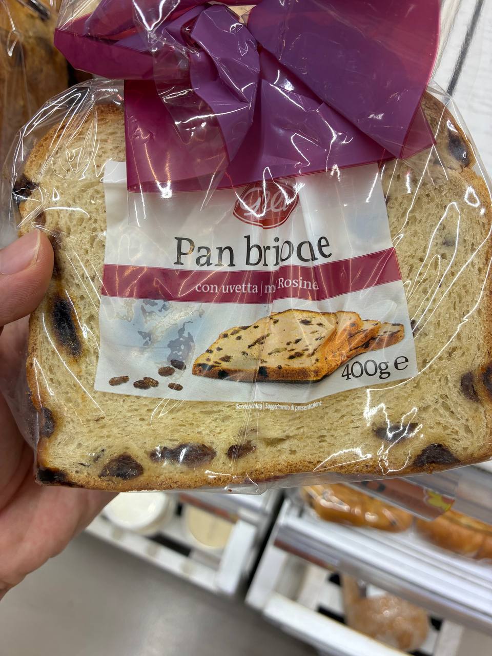 Pan Brioche con Uvetta