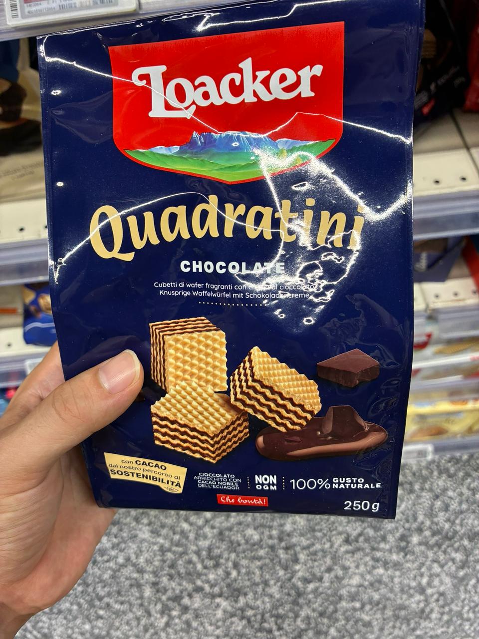 Loacker Quadratini Chocolate