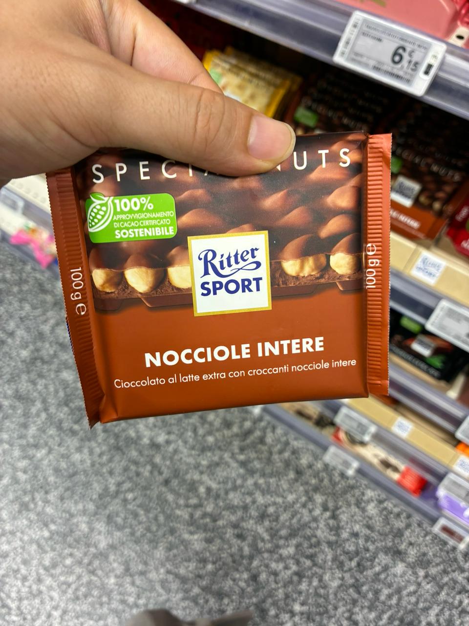 Ritter Sport Nocciole Intere