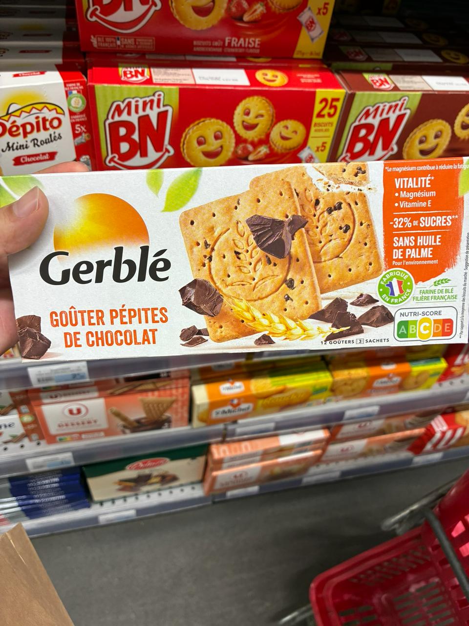 Gerblé Goûter Pépites de Chocolat