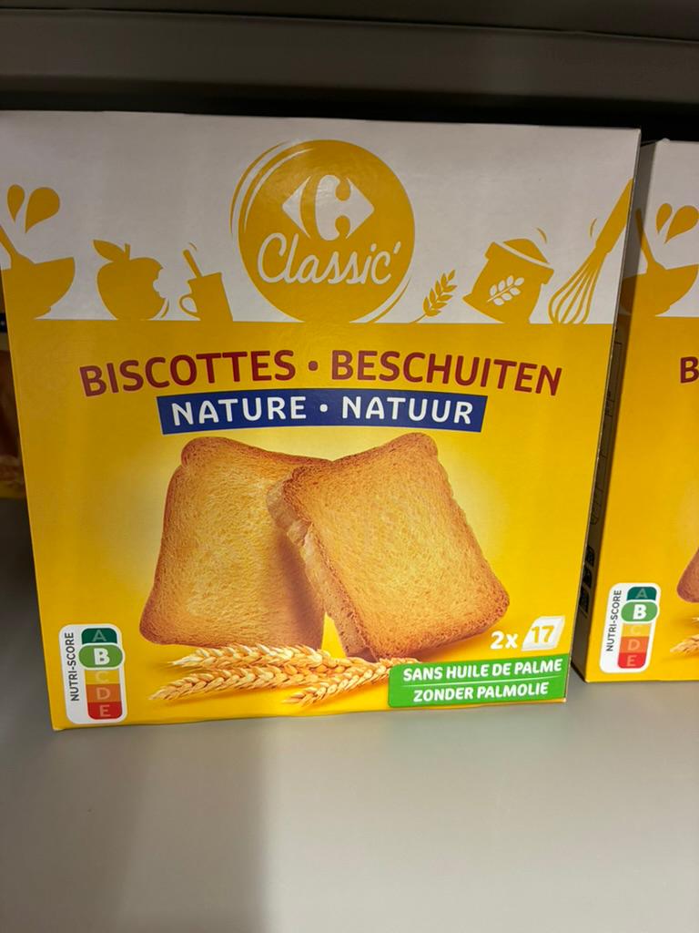 Carrefour Classic' Biscottes Nature