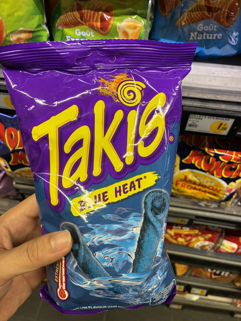 Takis Blue Heat