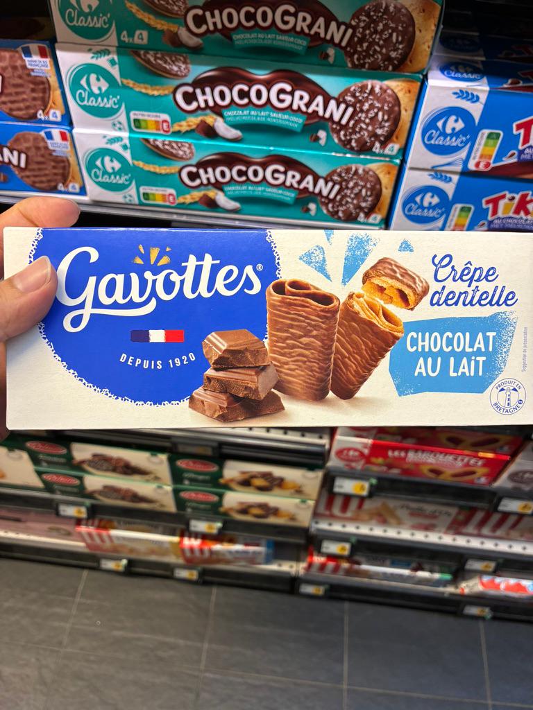 Gavottes Crêpe Dentelle Chocolat au Lait