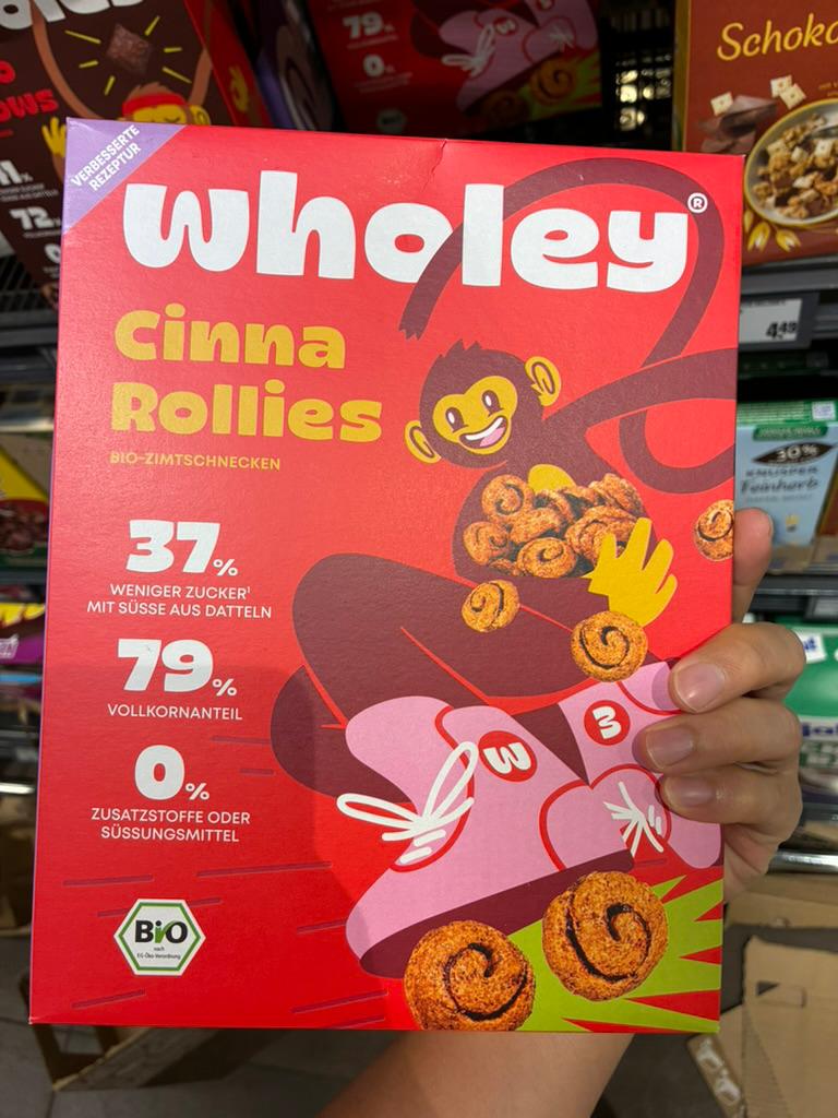 Wholey Cinna Rollies (Bio-Zimtschnecken)