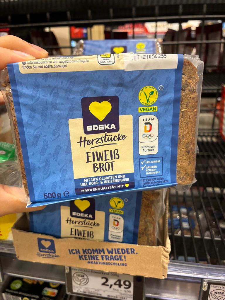 EDEKA Herzstücke Eiweißbrot